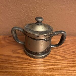 Vintage Benedict Indestructo EPNSBMM 1314 Silver Plated Sugar Bowl